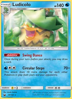 Ludicolo, Celestial Storm, no. 38