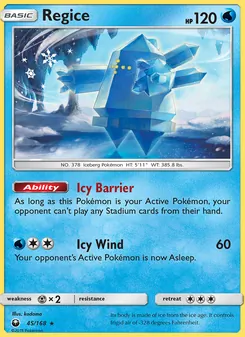 Regice, Celestial Storm, no. 45