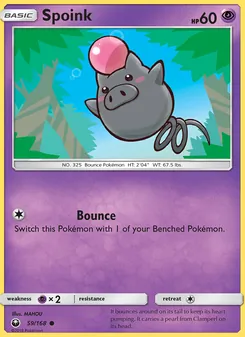 Spoink, Celestial Storm, no. 59