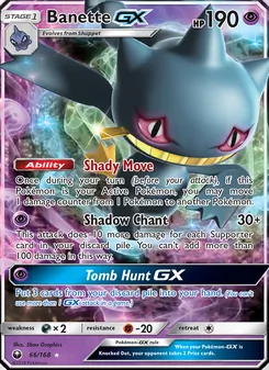 Banette GX, Celestial Storm, no. 66