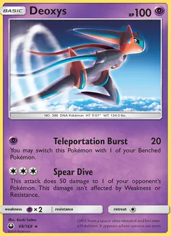 Deoxys, Celestial Storm, no. 69