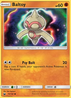 Baltoy, Celestial Storm, no. 78