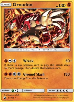 Groudon, Celestial Storm, no. 81