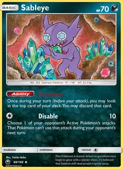 Sableye, Celestial Storm, no. 88