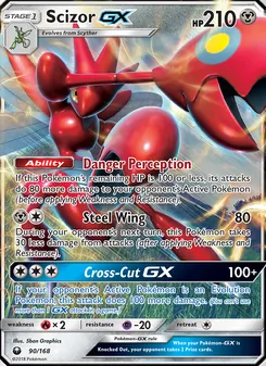 Scizor GX, Celestial Storm, no. 90