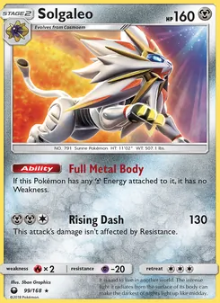 Solgaleo, Celestial Storm, no. 99