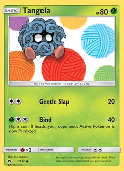 Tangela, Lost Thunder, no. 1