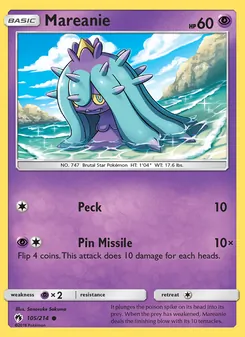 Mareanie, Lost Thunder, no. 105