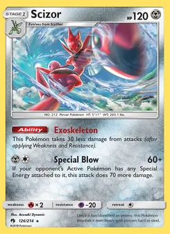 Scizor, Lost Thunder, no. 126