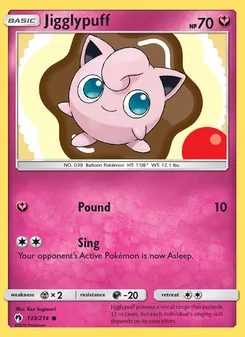 Jigglypuff, Lost Thunder, no. 133