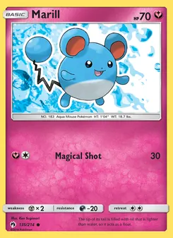 Marill, Lost Thunder, no. 135