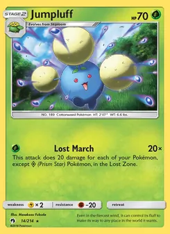 Jumpluff, Lost Thunder, no. 14