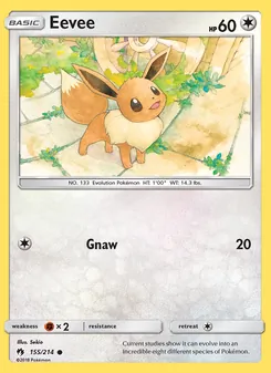 Eevee, Lost Thunder, no. 155