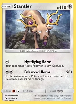 Stantler, Lost Thunder, no. 156