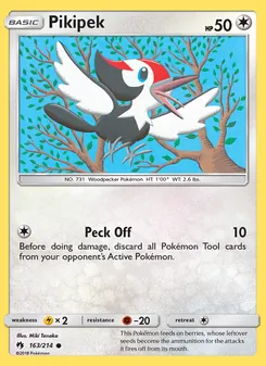 Pikipek, Lost Thunder, no. 163