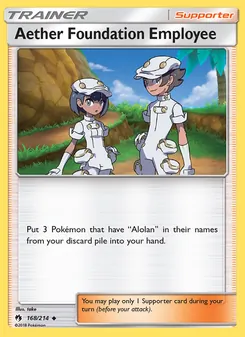 Aether Foundation Employee, Lost Thunder, no. 168