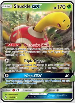 Shuckle GX, Lost Thunder, no. 17