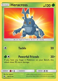Heracross, Lost Thunder, no. 18
