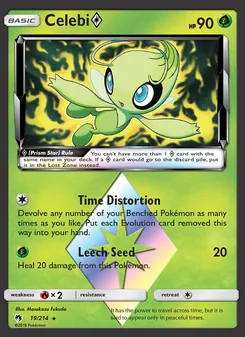 Celebi ◇, Lost Thunder, no. 19
