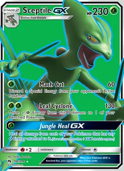Sceptile GX, Lost Thunder, no. 196
