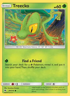Treecko, Lost Thunder, no. 20