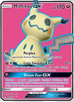 Mimikyu GX, Lost Thunder, no. 206
