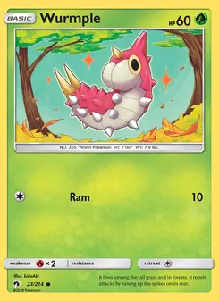 Wurmple, Lost Thunder, no. 23