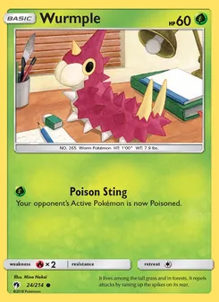 Wurmple, Lost Thunder, no. 24