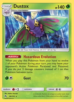 Dustox, Lost Thunder, no. 28