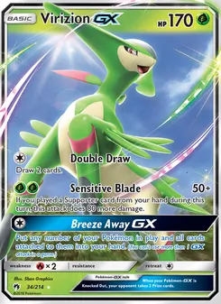Virizion GX, Lost Thunder, no. 34