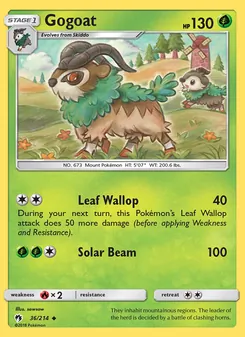 Gogoat, Lost Thunder, no. 36