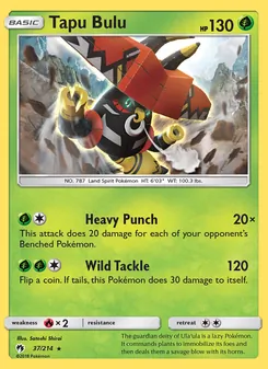 Tapu Bulu, Lost Thunder, no. 37