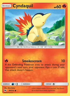 Cyndaquil, Lost Thunder, no. 39