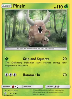 Pinsir, Lost Thunder, no. 4