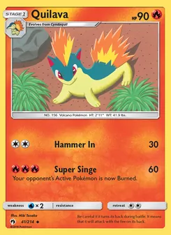 Quilava, Lost Thunder, no. 41