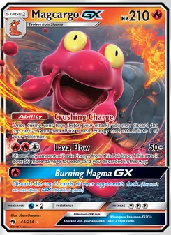 Magcargo GX, Lost Thunder, no. 44