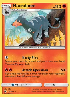 Houndoom, Lost Thunder, no. 46
