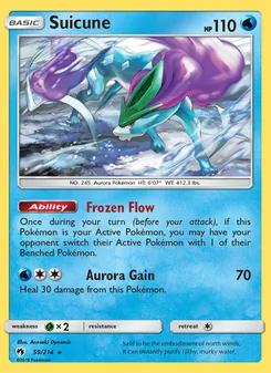 Suicune, Lost Thunder, no. 59