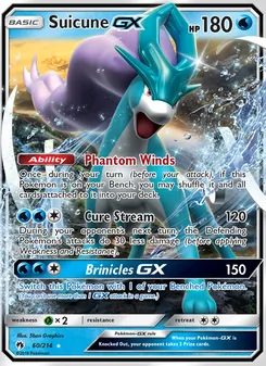Suicune GX, Lost Thunder, no. 60