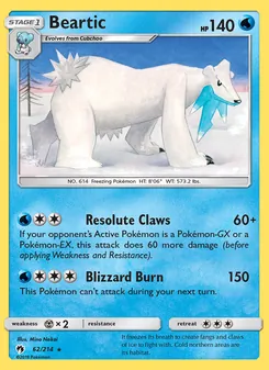 Beartic, Lost Thunder, no. 62