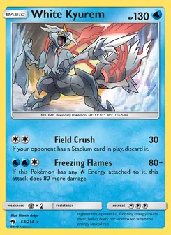White Kyurem, Lost Thunder, no. 63