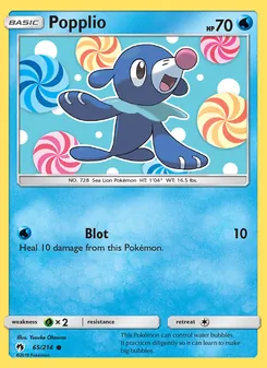 Popplio, Lost Thunder, no. 65