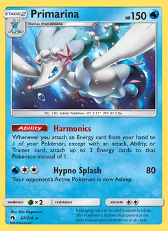 Primarina, Lost Thunder, no. 67
