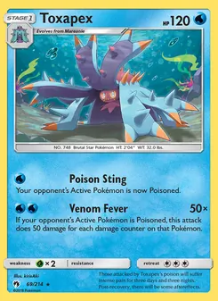 Toxapex, Lost Thunder, no. 69