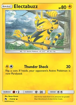 Electabuzz, Lost Thunder, no. 71