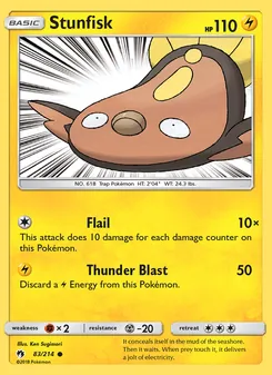 Stunfisk, Lost Thunder, no. 83