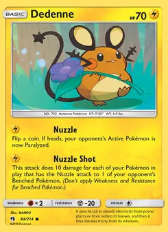 Dedenne, Lost Thunder, no. 84