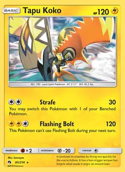 Tapu Koko, Lost Thunder, no. 85