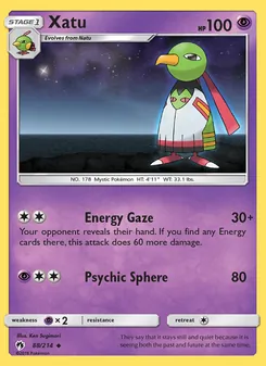 Xatu, Lost Thunder, no. 88