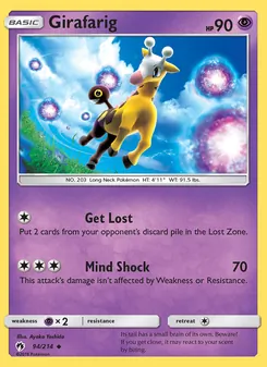 Girafarig, Lost Thunder, no. 94